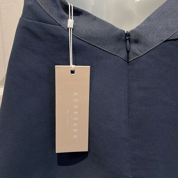 Keepsake Steely Blue Lined Halter Top Size M NWT - Picture 10 of 13